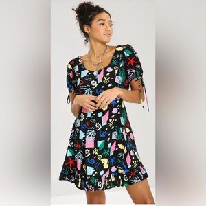 Hell Bunny Viscose Mini Dress SZ XS